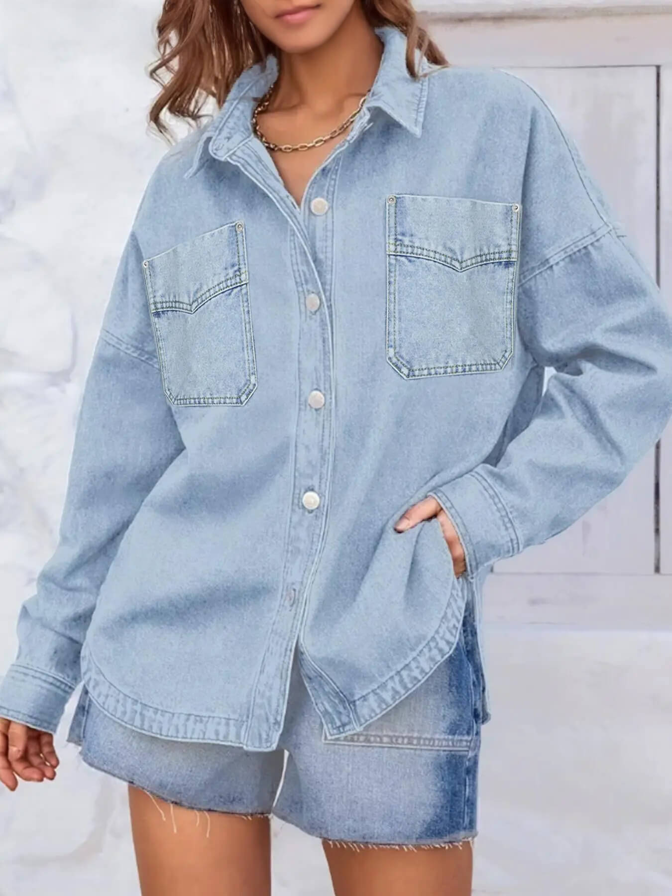 Chaqueta Oversize Denim Essential