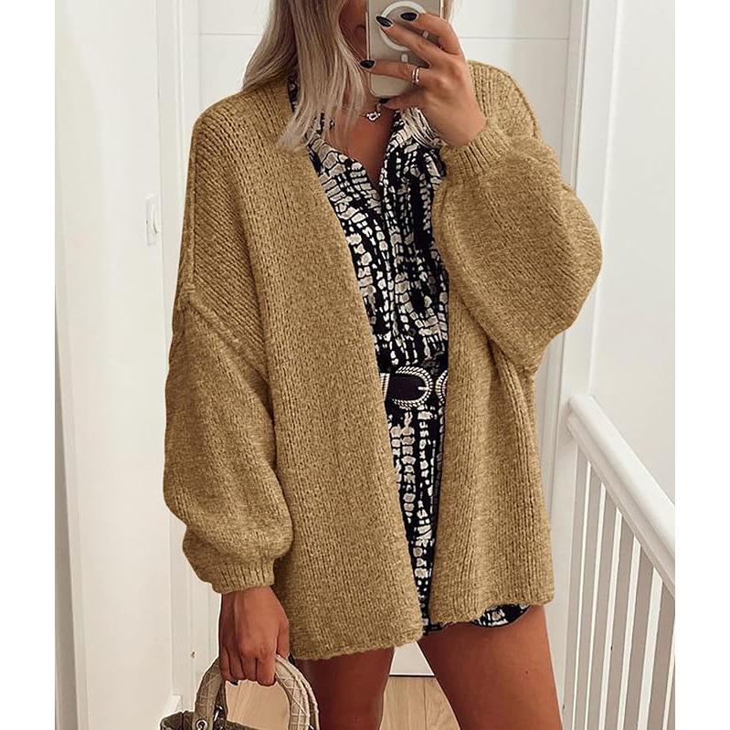 Cardigan Oversize de Punto Suave