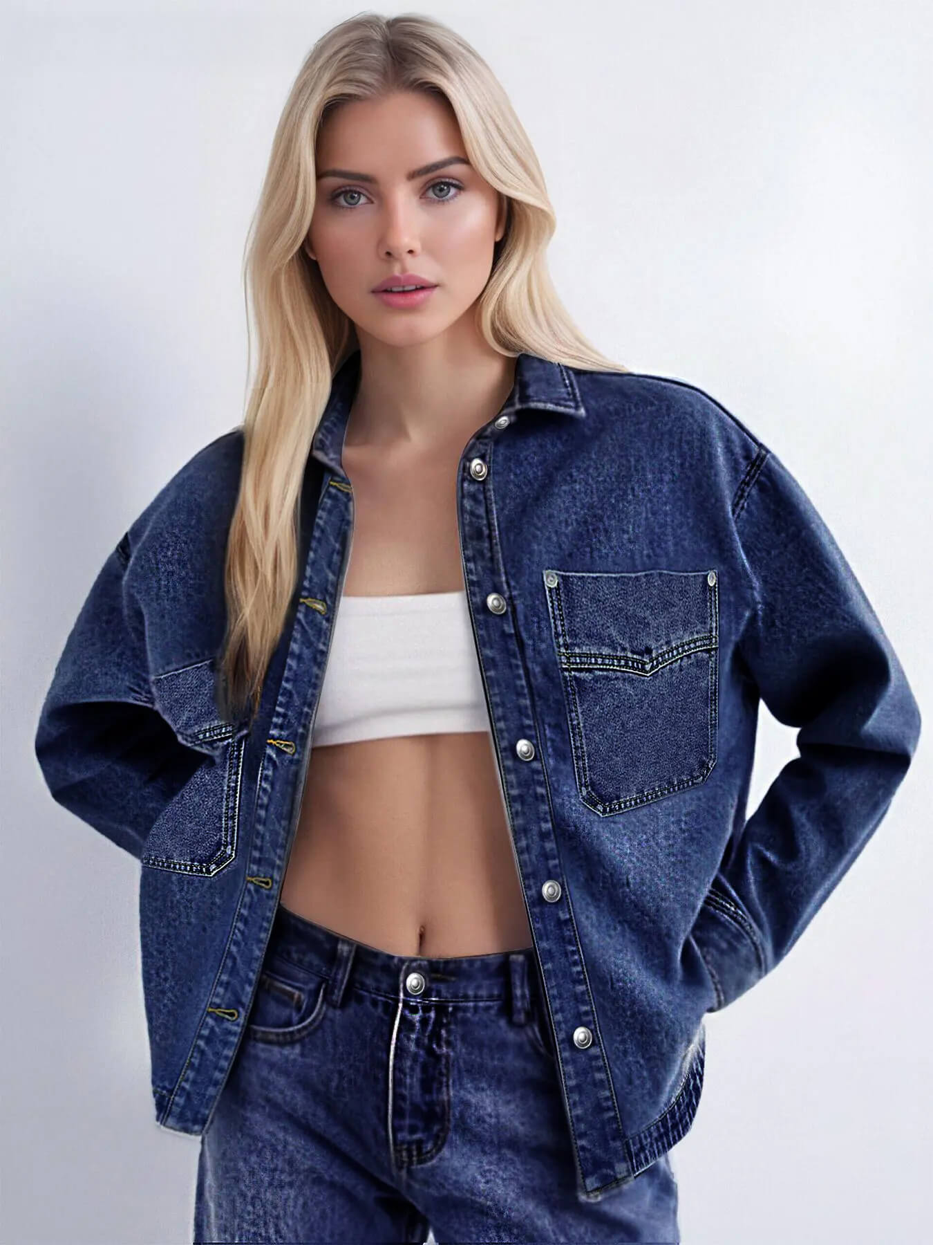 Chaqueta Oversize Denim Essential