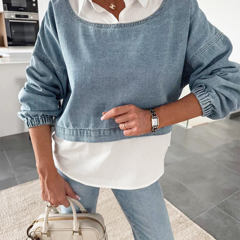Sudadera Blue Mood